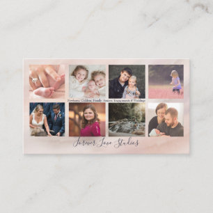 Cartão De Visita Fotógrafo profissional Marble 2 - 8 design de fot