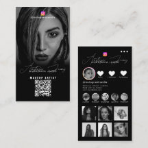 Fotos de Influenciador Preto Branco Código QR Mídi
