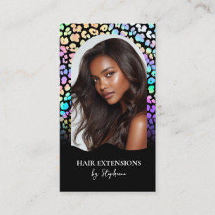Cartão De Visita Fotos de Perucas de Extensões de Cabelo de Luxo Ho