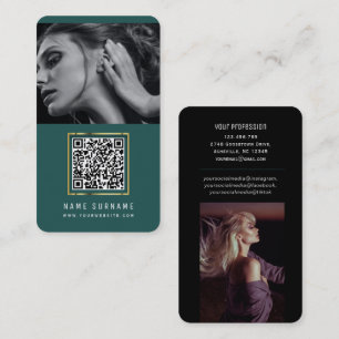 Cartão De Visita fotos qr código de barras digitalizável código 