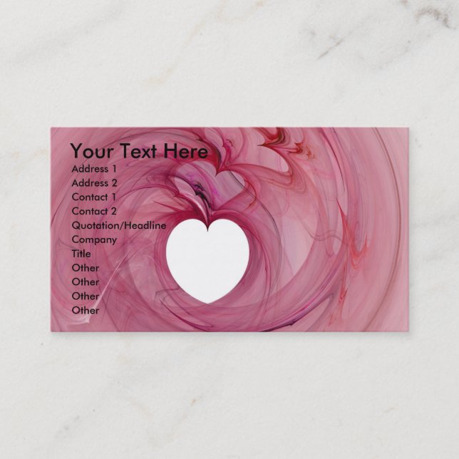 Cartão De Visita Fractal30 (Frente)