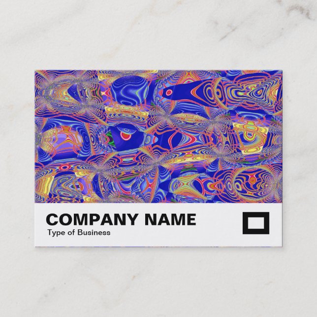 Cartão De Visita Fractal Abstrato 061012a (Frente)