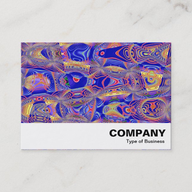Cartão De Visita Fractal Abstrato 061012a (Frente)