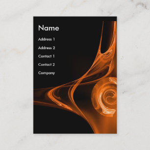 Cartão De Visita FRACTAL ROSA 2,amarelo-claro