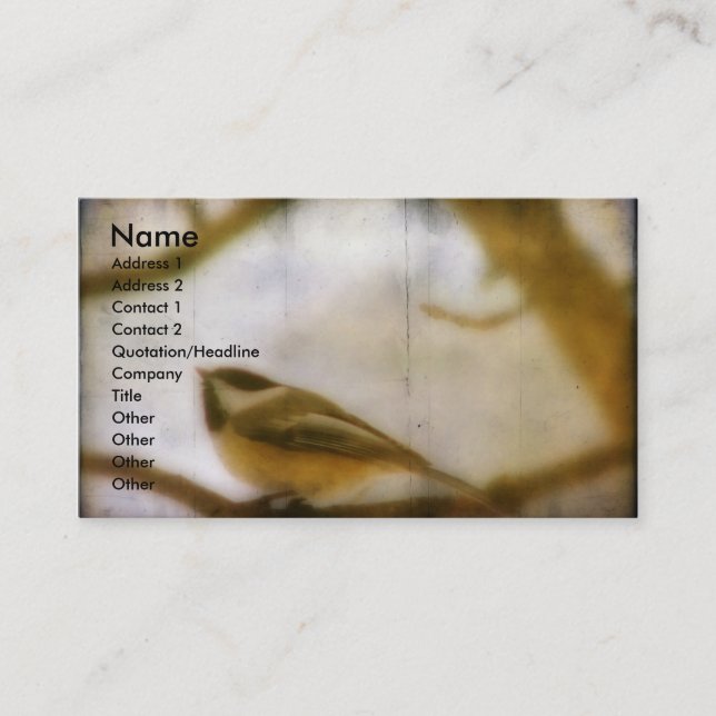 Cartão De Visita Frango (Frente)