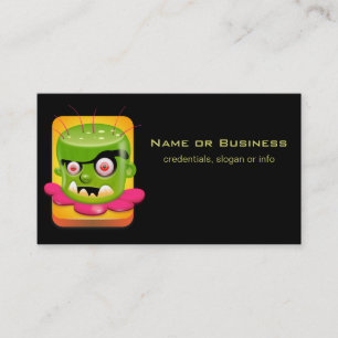 Cartão De Visita Frankenstein zangado