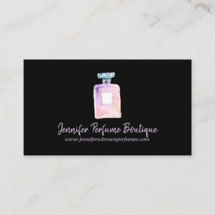 Cartão De Visita Frasco de perfume Óleo essencial Terapia aromática