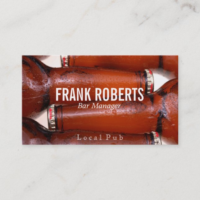 Cartão De Visita Frascos II (Frente)