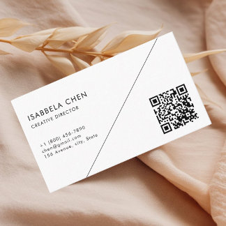Cartão De Visita Fresh Modern Simple Business Card Style