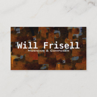 Cartão De Visita "Frisell "