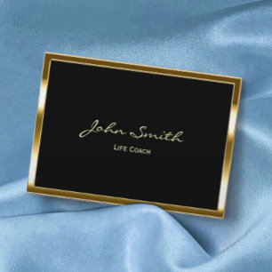 Cartão De Visita Fronteira Dourada de Terapia do Conselheiro do Tre