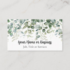 Cartão De Visita Fronteira Eucalyptus