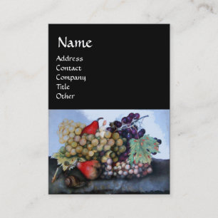 CARTÃO DE VISITA FRUTAS 1 DA SEASON - UVAS E PERAS