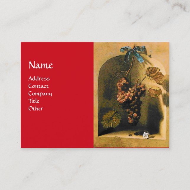 Cartão De Visita FRUTAS DA SEASON - PROSPERITY yellow red (Frente)