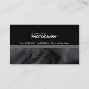 Cartão de visita fumarento à moda