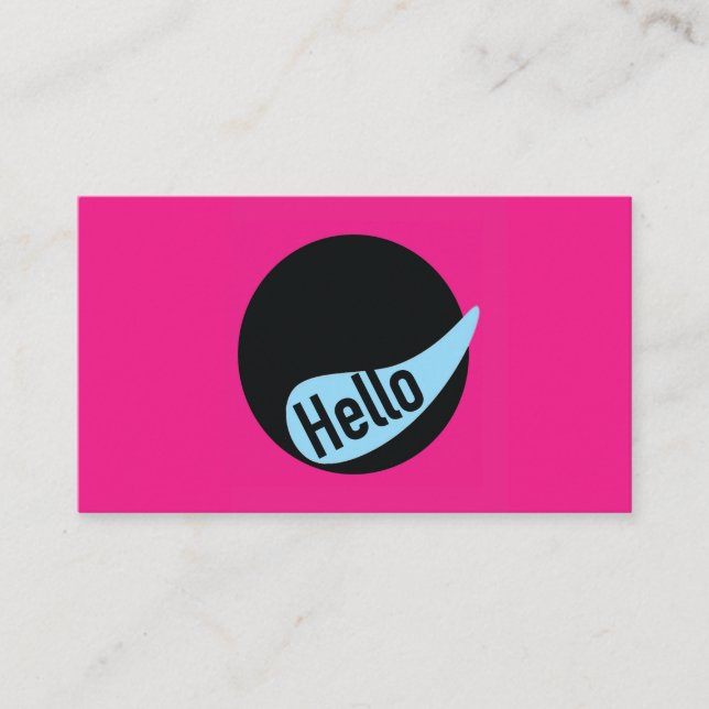 Cartão De Visita Fun Business Card template (Frente)