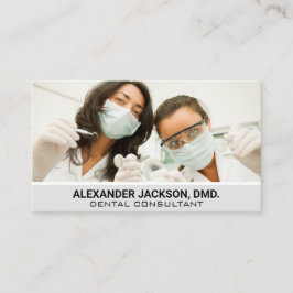 Cartão De Visita Funcionarios dentário | Escritório de Dentist