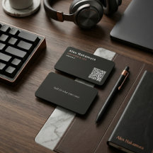 Fundador de Startup de Tecnologia com Código QR Mí