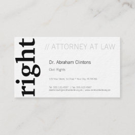 Cartão De Visita Fundamentos do procurador