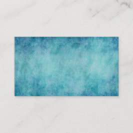 Cartão De Visita Fundo azul do papel de turquesa da aguarela