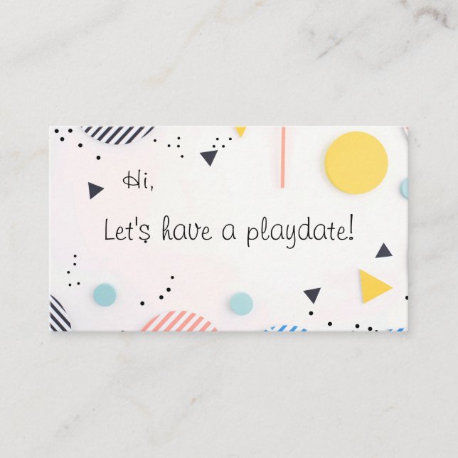 Cartão De Visita Fundo das faixas em círculos com espaço de cópia (Frente)