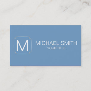 Cartão De Visita Fundo de cor da geada ceruliana