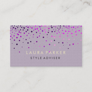 Cartão De Visita Fundo de creme subtil do falso do brilho elegante