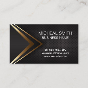 Cartão De Visita Fundo de Textura Metálica abstrato