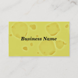 Cartão De Visita Fundo do preto do queijo suíço