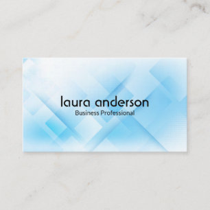 Cartão De Visita Fundo Geométrico Azul