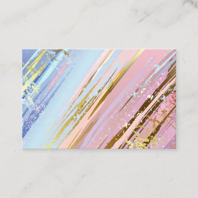 Cartão De Visita Fundo Rosa Texturizado (Frente)