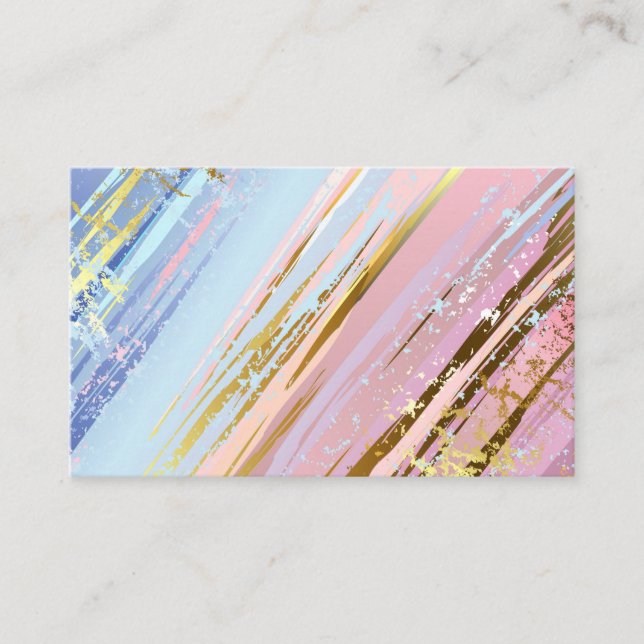 Cartão De Visita Fundo Rosa Texturizado (Frente)