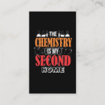 Cartão De Visita Funny Chemistry Home Science Professor de Química<br><div class="desc">Presente perfeito se você é um especialista em química,  um farmacêutico ou simplesmente ama experimentar soluções de Ciência.</div>