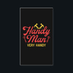 Cartão De Visita Funny Handyman Craftsman Piada<br><div class="desc">Engraçado Piada de artesanato Handyman. Dia de os pais de Carpinteiro do Pai Reparador.</div>