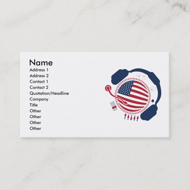 Cartão De Visita Funny_Record (Frente)