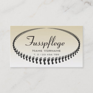 Cartão De Visita fußpflege cuidado pé