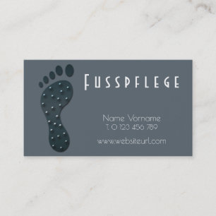 Cartão De Visita fusspflege cuidado pé