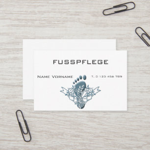 Cartão De Visita fusspflege cuidado pé