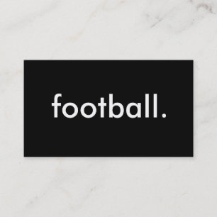 Cartão De Visita Futebol Americano.