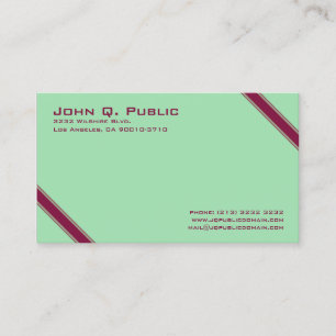 Cartão De Visita Gamas de Diagonal Elegantes