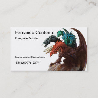 Cartão De Visita Game Master