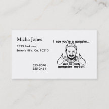 Gângster bonito eu mesmo