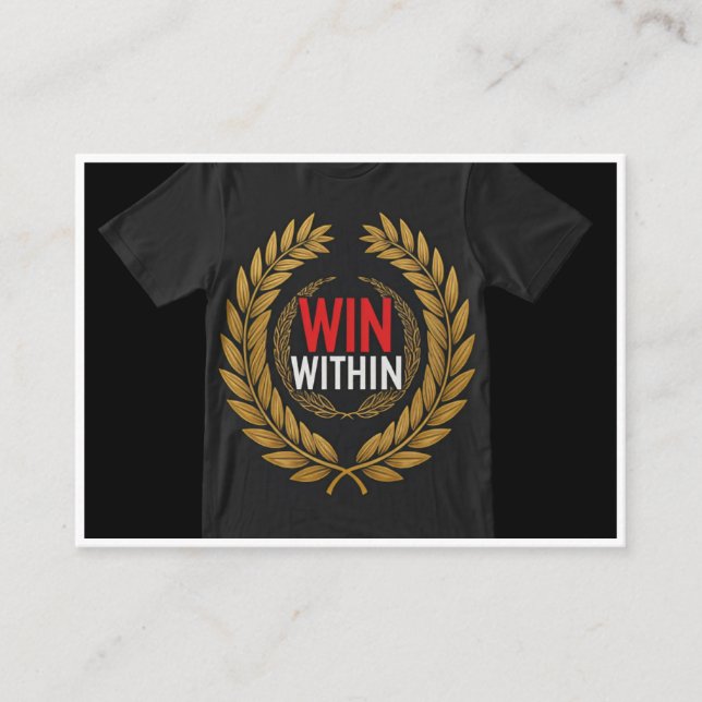 Cartão De Visita "Ganhe Dentro." (Frente)