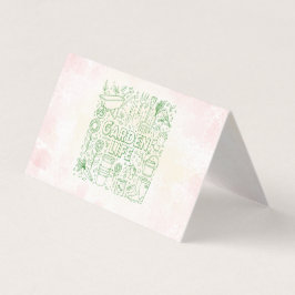 Cartão De Visita Garden Pack