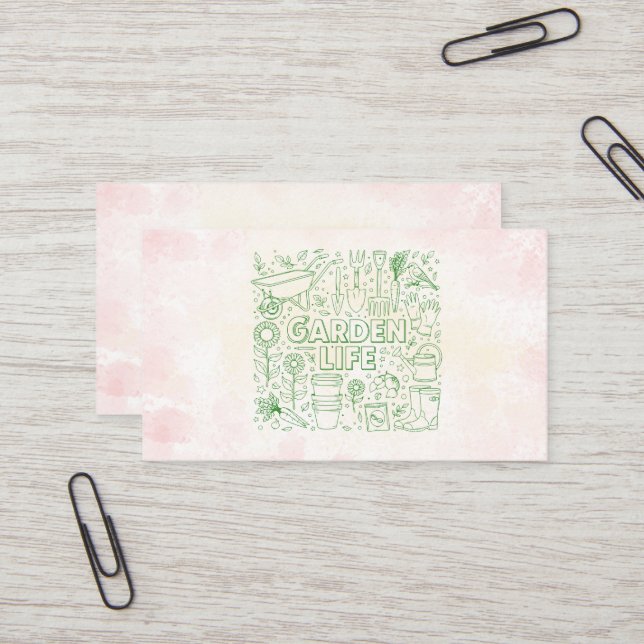 Cartão De Visita Garden Pack (Frente/Verso In Situ)