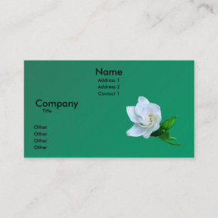 Cartão De Visita Gardenia