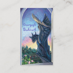 Cartão De Visita Gargoyle Art Book Mark