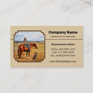 Cartão De Visita Garota do Bovinos no Bovinos