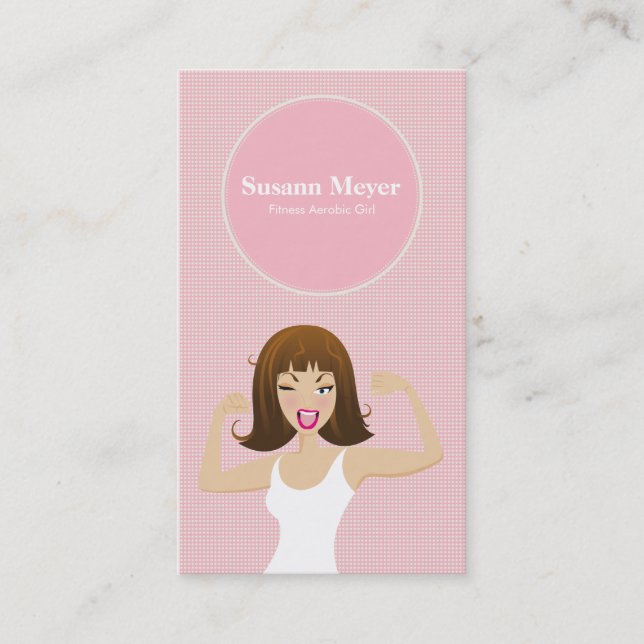 CARTÃO DE VISITA GAROTAS TRENDEDINHAS DE ESPORTE (Frente)