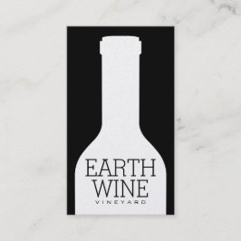 Cartão De Visita Garrafa de vinho